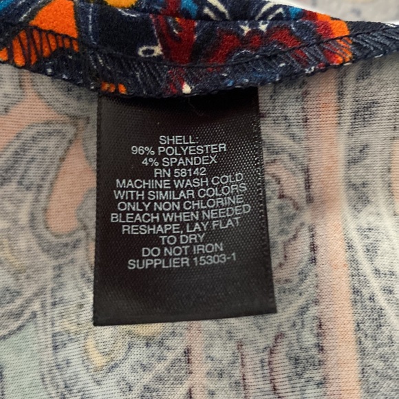 Liz Claiborne Paisley Print Dress, Size 14 - Picture 11 of 11